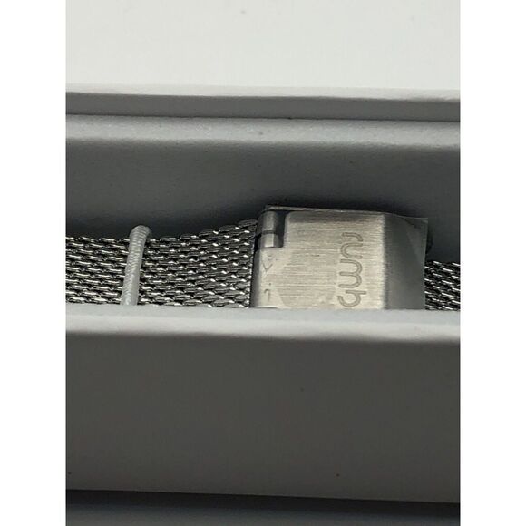 Rumba Mesh Silver Band Replacement Stainless Steel In Box PY22 - Picture 6 of 8